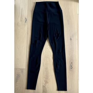Alo Yoga Ripped Warrior Leggings - Women's Small - Black